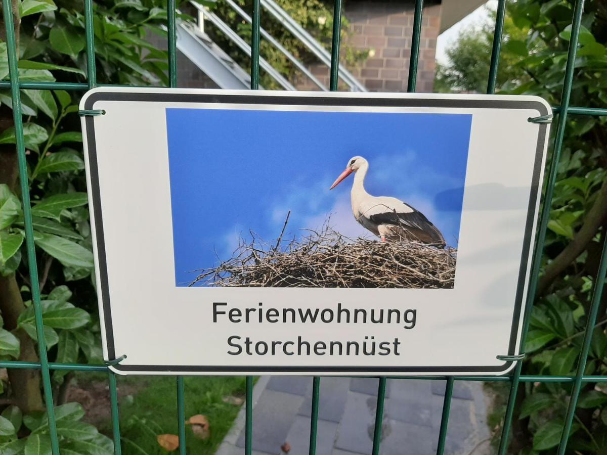 Ferienwohnung Storchennuest Aurich Esterno foto